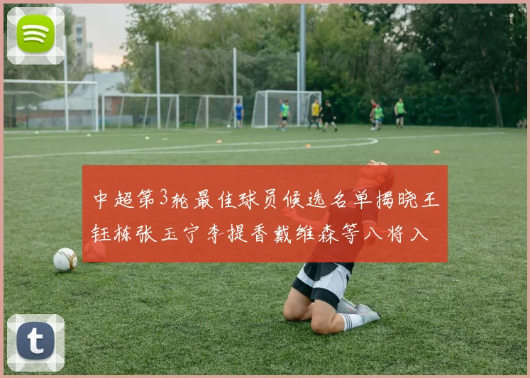 中超第3轮最佳球员候选名单揭晓王钰栋张玉宁李提香戴维森等八将入围